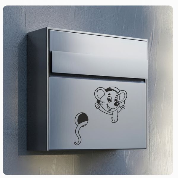 Briefkastenaufkleber Maus Briefkasten Aufkleber Sticker B014